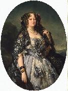 Franz Xaver Winterhalter Portrait of Sophia Alexandrovna Radziwill Germany oil painting artist